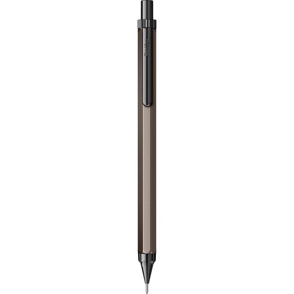 Scrikss Octagon-X Mekanik Kurşun Kalem 0.7 mm Kahverengi ürün görseli 1