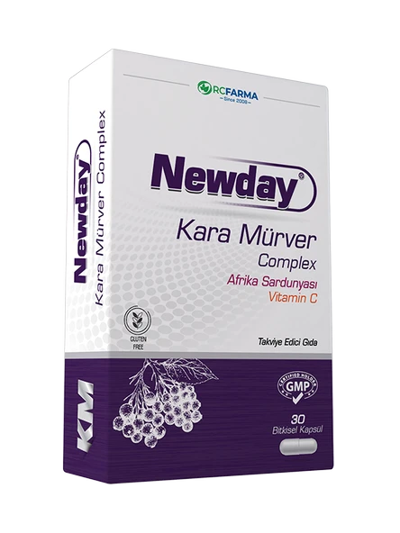 Newday Kara Mürver Complex 30 Kapsül ürün görseli 1