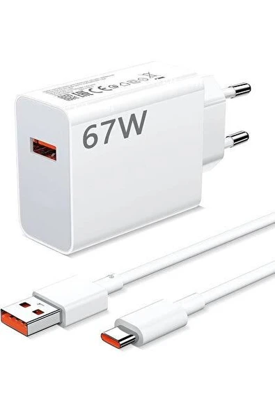 XİAOMİ UYUMLU 67W HİPERŞARJ TYPE-A TO TYPE-C KABLO SERİ ürün görseli 1