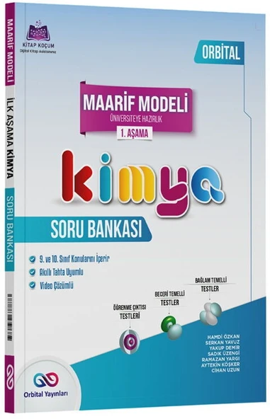 Orbital Yayınları Kimya Maarif Model 1. Aşama Soru Bankası ürün görseli 1