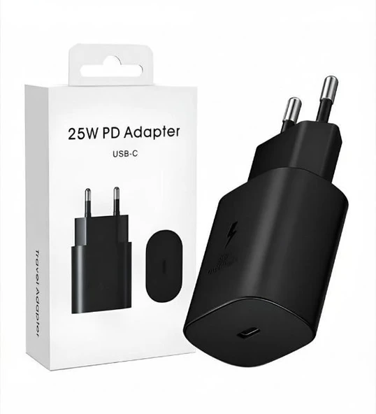 SAMSUNG UYUMLU 25W ADAPTÖR TYPE-C GİRİŞLİ ürün görseli 1
