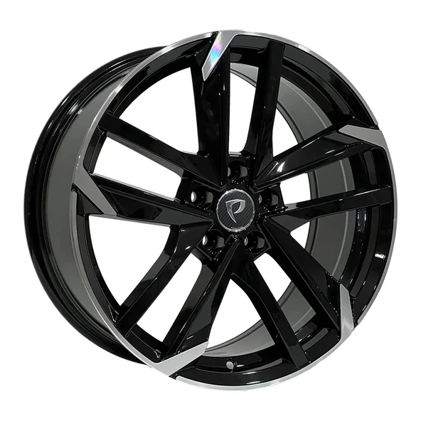 7X16 BK-5788 5X108 ET35 65.1 BLACK MACHINED XL ürün görseli 1