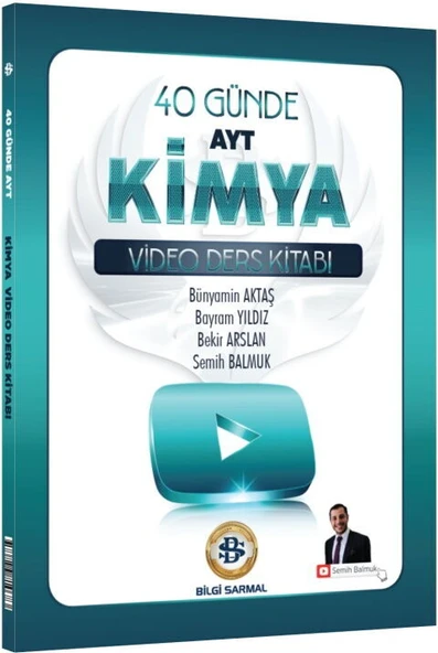 Bilgi Sarmal AYT Kimya 40 Günde Video Ders Kitabı ürün görseli 1