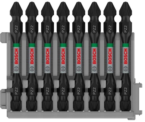 Bosch Vidalama Çift Uç PZ2 - 65mm 8'li ürün görseli 1