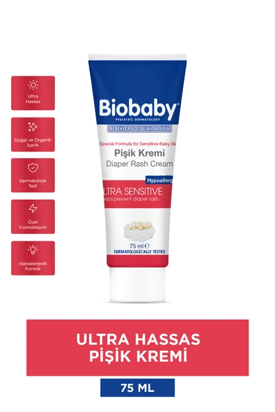 Biobaby Ultra Hassas Pişik Giderici Krem 75 ml ürün görseli 1