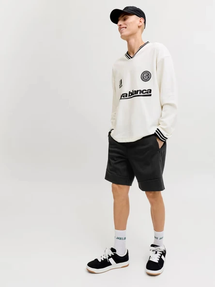 Jack&Jones 12288632 Erkek Sort - Siyah - Resim 3