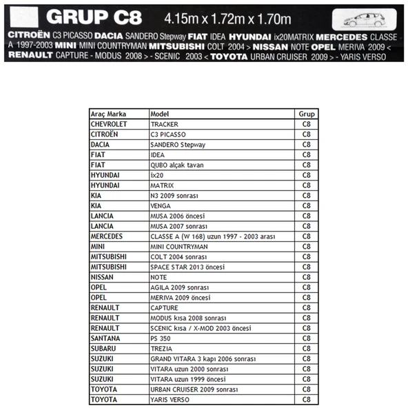 Guard Jeep Grup C8 Oto Branda XXL - Resim 4