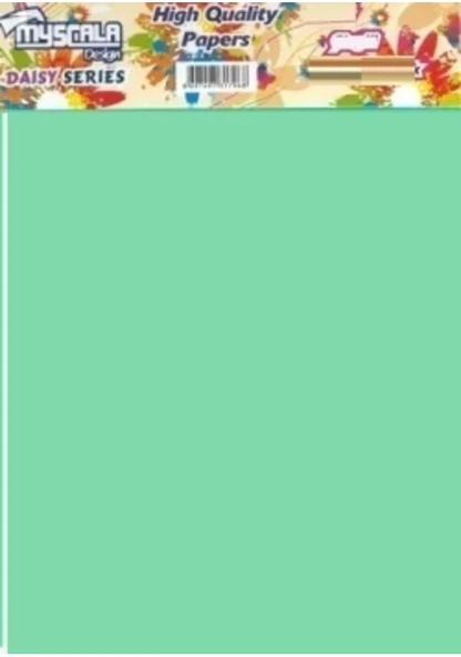 Özkan Defter A4 120 Yaprak Bloknot Myscala Çizgili Yeşil ürün görseli 1