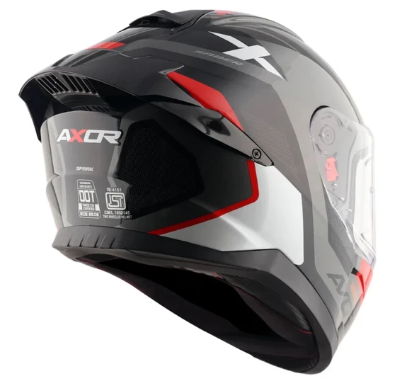 Axor Saber Spark Kapalı Kask - Resim 3