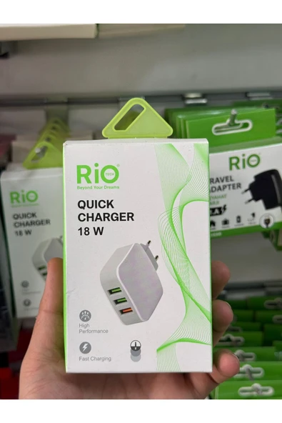 18W 3 ÇOKLU USB GİRİŞLİ ŞARJ ADAPTÖRÜ BÜTÜN USB GİRİŞLERİ İLE UYUMLU ürün görseli 1