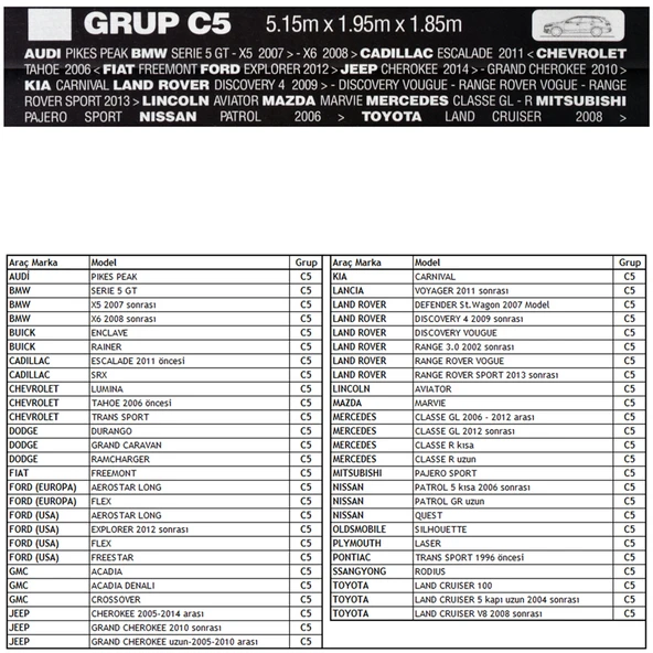 Guard Jeep Grup C5 Oto Branda XXL - Resim 2