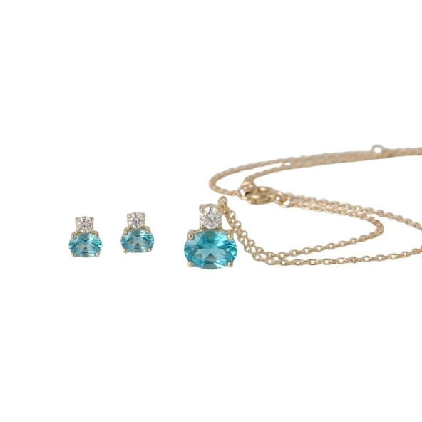 Lina Aqua Gümüş Set ürün görseli 1