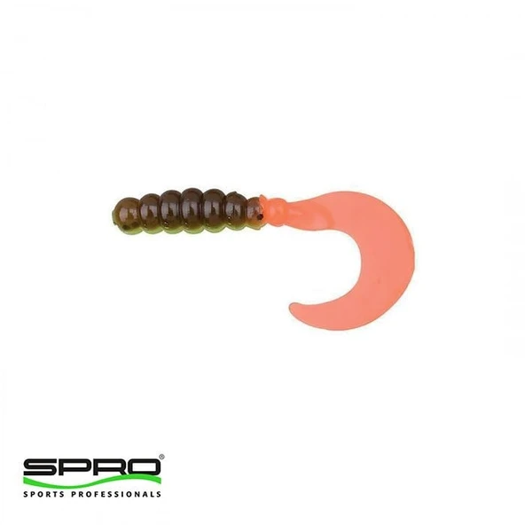 T.D.SPRO U.S. Grub 4,5Cm Camo Perch Silikon Yem 1/15 ürün görseli 1