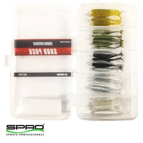 SPRO Micro Shad 50 Natural Pack Silikon Yem 1/30 ürün görseli 1