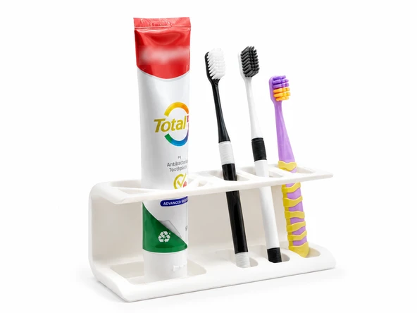 Diş Fırçası ve Diş Macunu Düzenleyici Stand | Çok Bölmeli Banyo Organizeri | Masaüstü ve Lavabo Düzenleyici ürün görseli 1