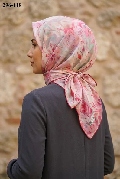 Zer Scarfs Dijital Soft Pamuk Eşarp 296-118 ürün görseli 1