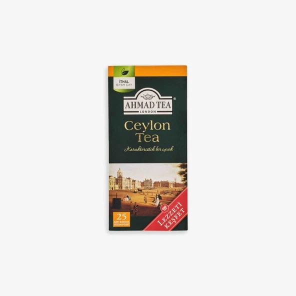 AHMAD TEA 25’li Ceylon Tea Bardak Poşet Çay - Resim 2