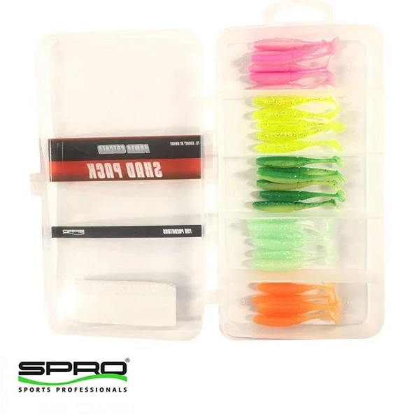 T.SPRO Micro Shad 50 Flash Pack Silikon Yem 1/30 ürün görseli 1