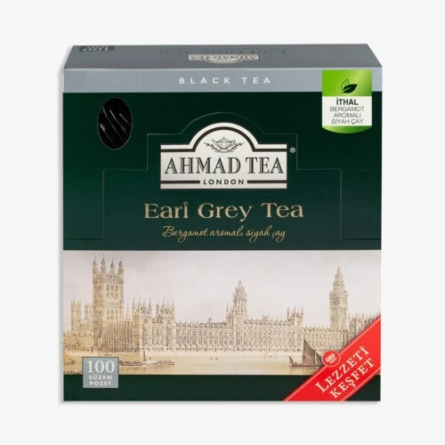 AHMAD TEA Earl Grey Bardak Poşet Çay 100’lü 200 G ürün görseli 1