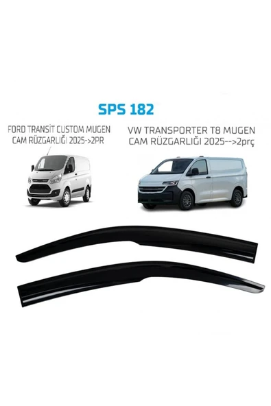 CAM RÜZGARLIĞI SUNPLEX VOLKSWAGEN TRANSPORTER T8 FORD CUSTOM 2025-> EXPERT 2026-> 2Lİ ürün görseli 1