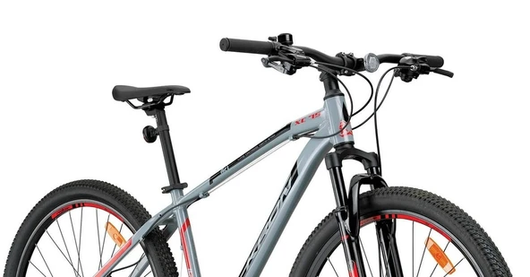 XC 75 - 26 MTB - 14' - 21 Vites - V.Brake - Nardo Gri/Siyah-Kırmızı ürün görseli 1