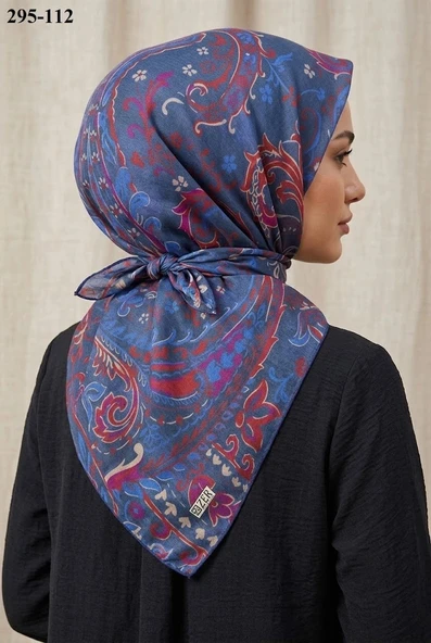 Zer Scarfs Dijital Soft Pamuk Eşarp 295-112 ürün görseli 1