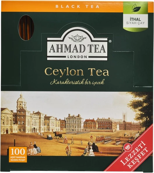AHMAD TEA Ceylon Tea 100'lü Bardak Poşet Çay 200 G ürün görseli 1