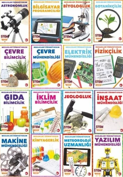 Meslekleri Öğreniyorum Set - 16 Kitap ürün görseli 1