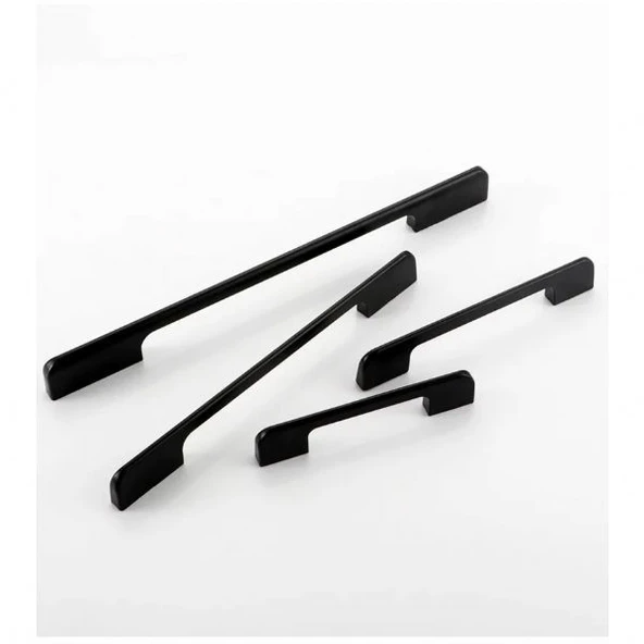 Marelli VENTO BLACK siyah 96 mm mobilya dolap kulbu - Resim 10