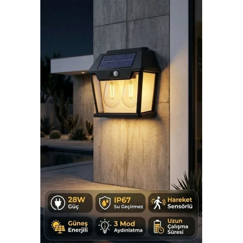 Çitftli Solar Led Aydınlatma Lambası ürün görseli 1