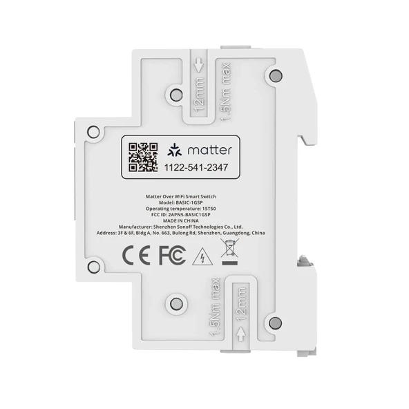SONOFF 32A Matter Akıllı Sigorta | BASIC-1GSP - Resim 4