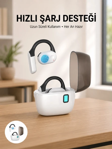 TWS Bluetooth Kulaklık – Otomatik Şarj, Taşınabilir Şarj Kutusu Yeni Nesil ürün görseli 1