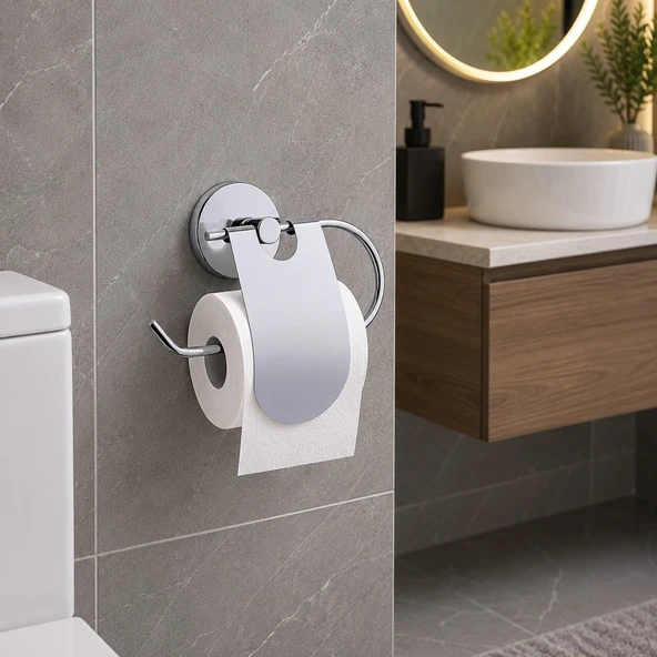 Küçük Kapaklı Wc Kağıtlık Liberella - Resim 2