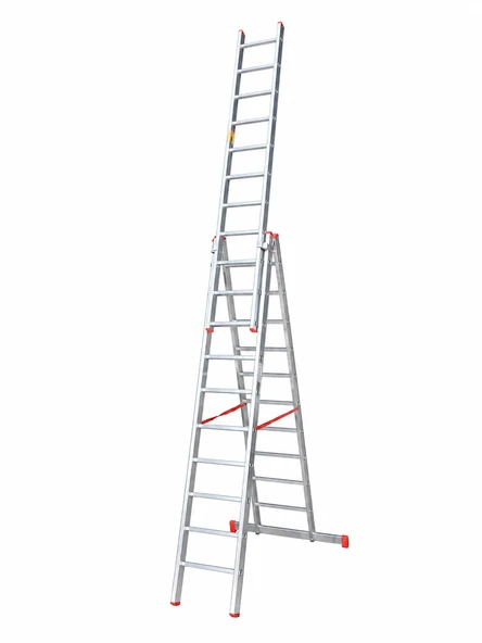 A Tipi Üzerine Sürgülü Merdiven 5.40 Metre 3x10 Basamaklı (ATSM.03) ürün görseli 1