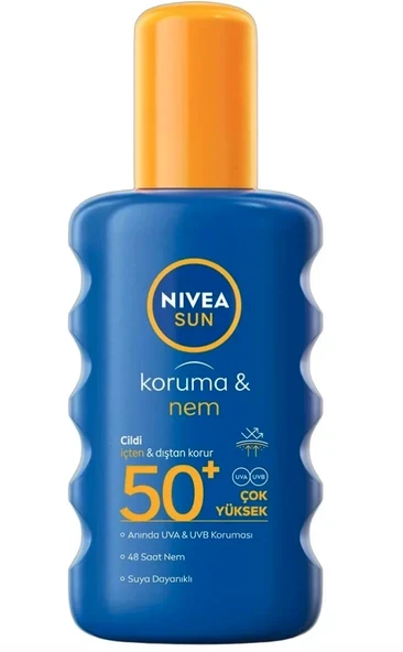 Nivea Sun Koruma & Nem Nemlendirici Güneş Spreyi SPF50+ 200 ml ürün görseli 1