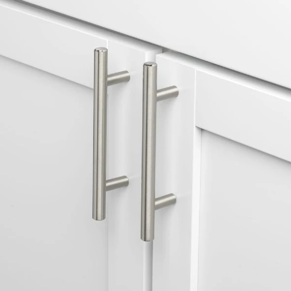 Marelli 128 mm paslanmaz inox boy kulp mobilya, dolap kulbu, kulp modeli - Resim 5