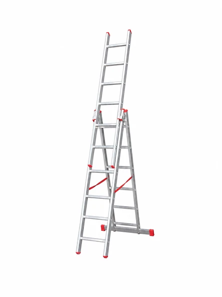 A Tipi Üzerine Sürgülü Merdiven 3.25 Metre 3x6 Basamaklı (ATSM.01) ürün görseli 1