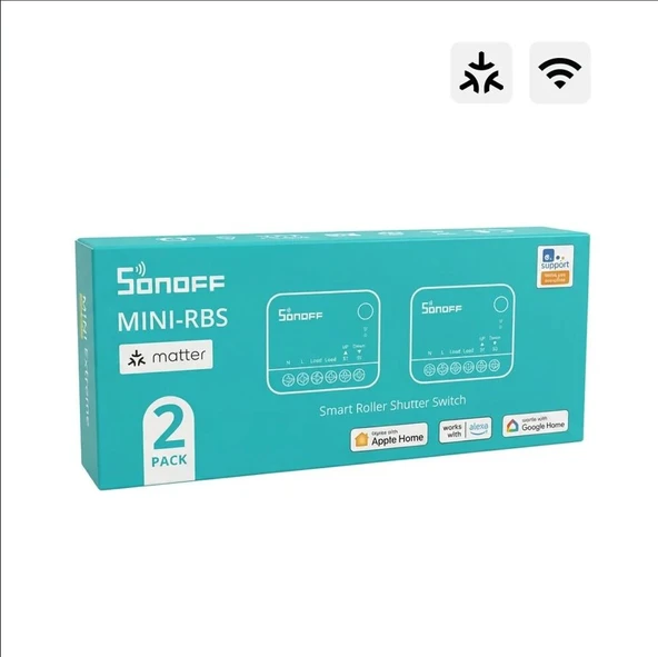 Mini-RBS Matter Akıllı Panjur Kontrol Rölesi 2 Adet ürün görseli 1