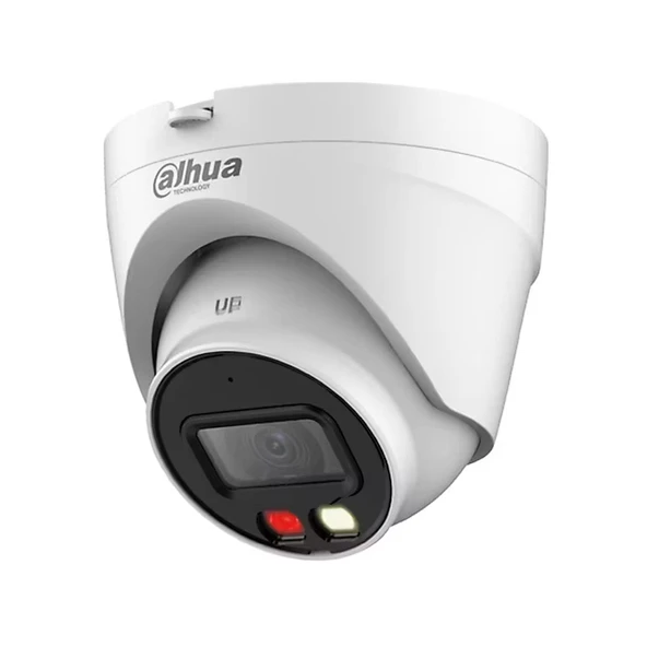 DAHUA IPC-HDW1439V-SA-IL 4Mpix, 2,8mm Lens, Entry Smart Dual Light Fixed-Focal Eyeball, H265+,  30Mt Gece Görüşü,  IP67, Mikrofonlu, PoE Dome IP Kamera ürün görseli 1