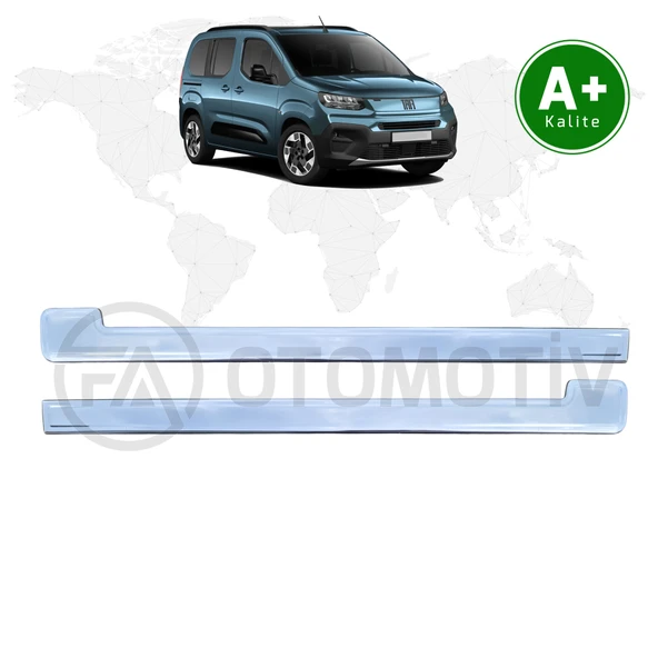 Fiat Doblo Krom Sürgü Çıtası 2 Parça 2024 Model ve Sonrası ürün görseli 1