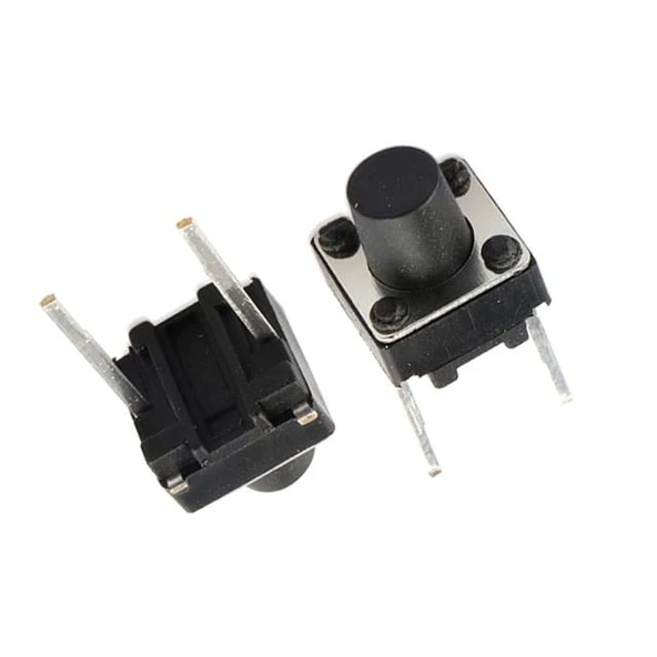 Powermaster Tact Switch Şaseli 6X6x3.5 Mm 2 Bacak IC-200A C9 Buton ürün görseli 1