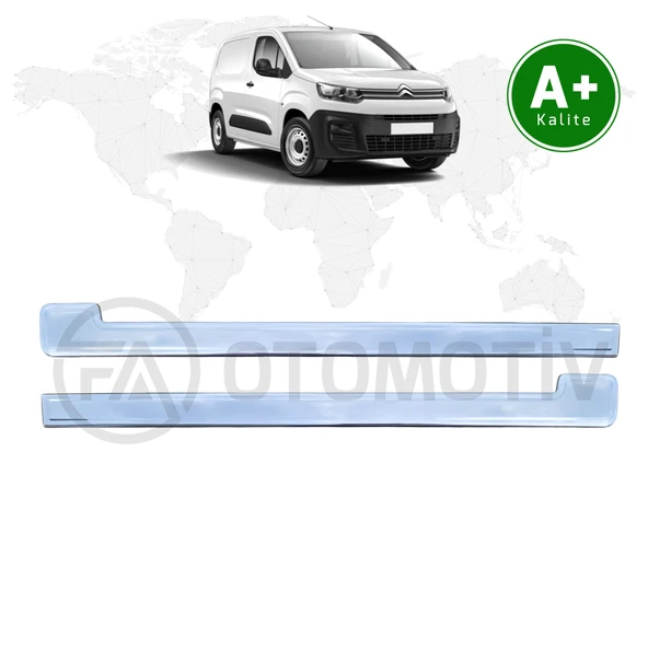 Citroen Berlingo Panelvan Krom Sürgü Çıtası 2 Parça 2019 Model ve Sonrası ürün görseli 1