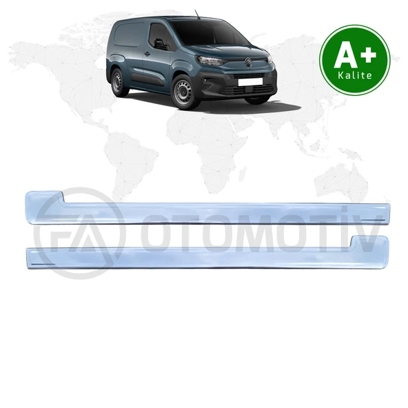 Citroen Berlingo Panelvan Krom Sürgü Çıtası 2 Parça 2024 Model ve Sonrası ürün görseli 1