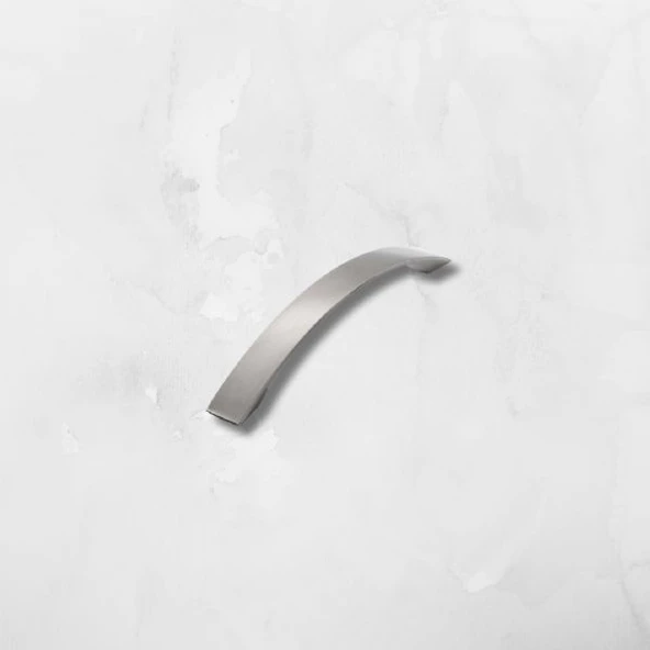 Marelli ROSSA INOX fırçalı inox 128 mm mobilya dolap kulbu ürün görseli 1