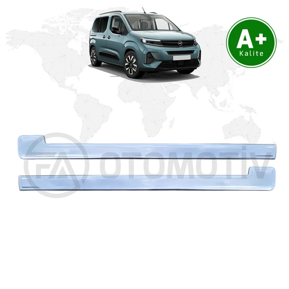 Opel Combo Krom Sürgü Çıtası 2 Parça 2024 Model ve Sonrası ürün görseli 1