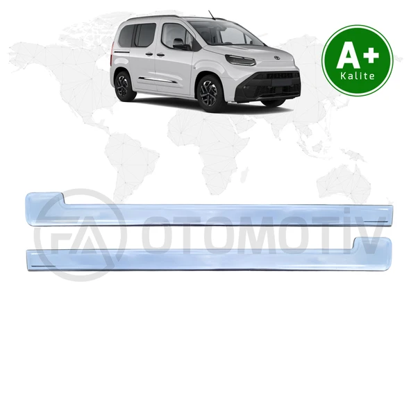 Toyota Proace City Krom Sürgü Çıtası 2 Parça 2024 Model ve Sonrası ürün görseli 1