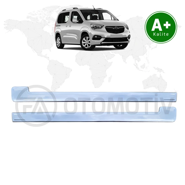 Opel Combo Krom Sürgü Çıtası 2 Parça 2019 Model ve Sonrası ürün görseli 1