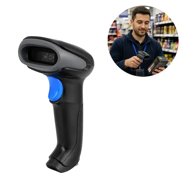 TIWOX VSK-118+ 2D KAREKOD KABLOSUZ BARKOD OKUYUCU + MINI USB DONGLE ürün görseli 1