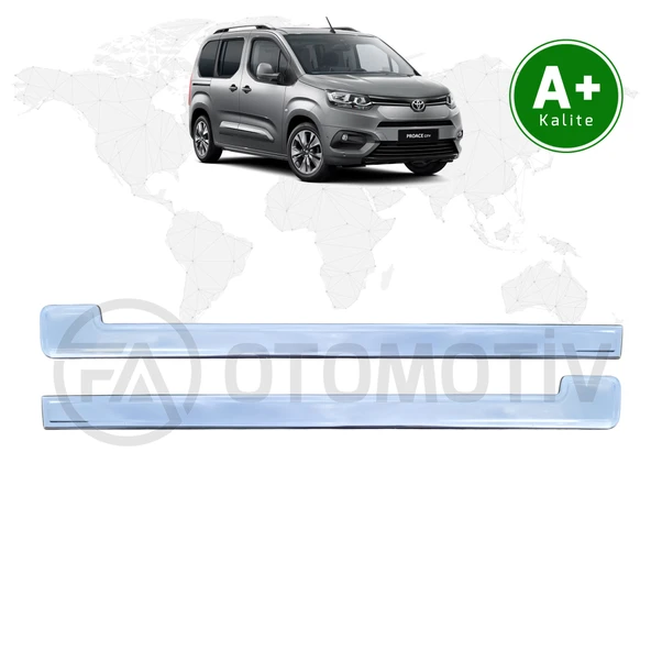 Toyota Proace City Krom Sürgü Çıtası 2 Parça 2019 Model ve Sonrası ürün görseli 1