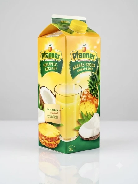 Pfanner Ananas Kokos Meyve Suyu 2 Litre ürün görseli 1